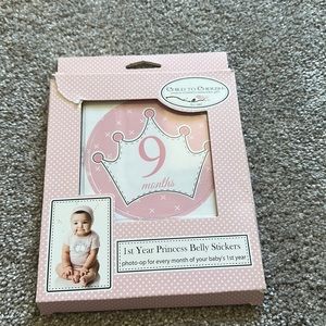 Child to Cherish 1st Year Princess Belly Stickers